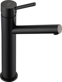 Mexen Eri hoge wastafelkraan, zwart - 74210-70