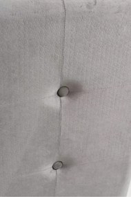 Hoofdbord  Button fluweel voor bedden van 90 cm en 80 cm