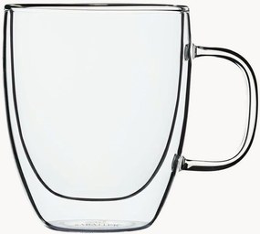 Mondgeblazen koffiekopjes Erin, 2-delig