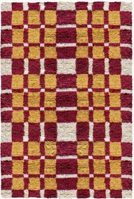 Handgeweven wollen hoogpolig vloerkleed Currant Bush