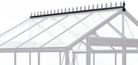 ACD nokversiering in aluminium voor een serre met 4 ruiten