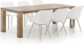 + 15% kassakorting | Diningset Hartman | 6 personen | Tuinset teakhout | 7-delig | Kees Smit Tuinmeubelen