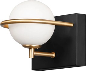 WANDLAMP APP1300-1W Zwart Goud