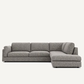 Hoekzetel met longchair van katoenmix César