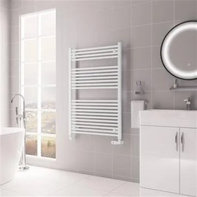 Eastbrook Biava multirail handdoekradiator 75x110cm 843W wit glans