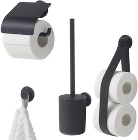 Tiger Urban toilet accessoires 4-delig hangend zwart