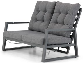 Stoel en Bank Loungeset Aluminium Grijs 4 personen Lifestyle Garden Furniture Batala
