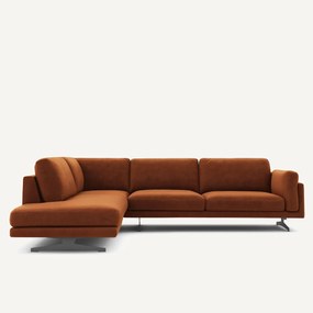 Hoekbank fluweel, César