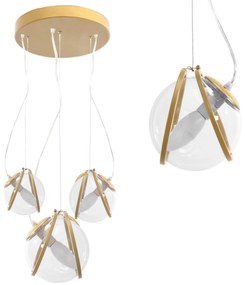 Hanglamp APP1091-3CP GOUD