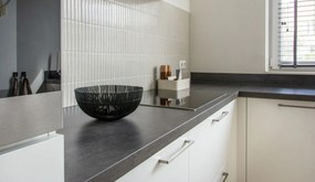 The Mosaic Factory Sevilla smalle vinger 2cm mozaïek tegels 30x30 cafe latte