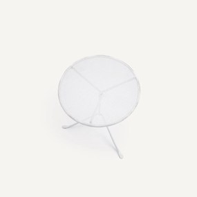 Bijzettafel in geperforeerd ijzer, H42 cm, Joy