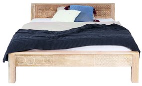 Kare Design Puro High Bed Masssief Mangohout 180 Cm