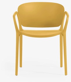 Kave Home Ania Tuinstoel Stapelbaar Geel