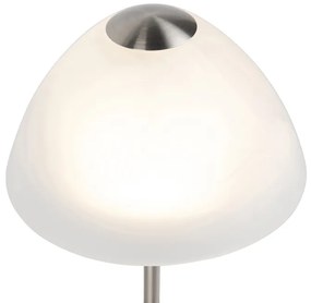 Design tafellamp staal dimbaar incl. LED - Joya Modern rond Binnenverlichting Lamp