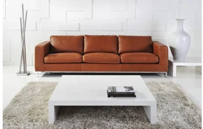 Goossens Excellent Bank Massimo cognac, leer, 3,5-zits, urban industrieel
