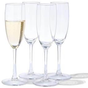 HEMA Champagneglazen 190ml - Stuks (transparant)