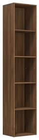 vidaXL Boekenkast 40x30x189 cm bewerkt hout bruineikenkleurig