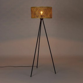 Bamboo Vloerlamp Op Driepoot