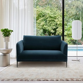 Bank in fluweel, 2-zit, Oscar design E. Gallina