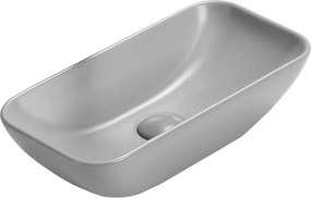 Mexen Klara aanrechtblad wastafel 46 x 23 cm, lichtgrijs mat - 21564661