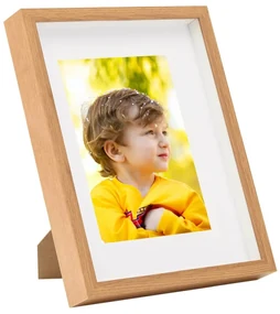 vidaXL Fotolijsten 5 st voor 15x20 cm foto 3D 21x29,7 cm eikenkleurig