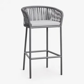 Set Van 2 Hoge Tuinkrukken Arhiza Grijs – Grafiet & ↑75 Cm - Sklum