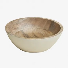Decoratieve Schaal Van Mangohout Fruela Ø20 Cm - Sklum