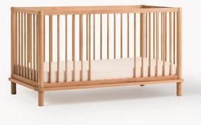 In hoogte verstelbaar babybedje Latitude van eikenhout, 70 x 140 cm