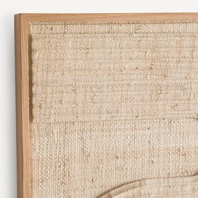 Muurdecoratie in geweven palmbladeren, Telaga