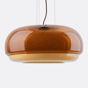 Hanglamp in gekleurd glas Ø45 cm, Kinoko