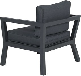 Garden Impressions San Luis loungeset 5-delig - donker grijs
