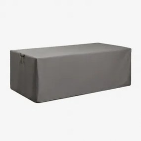 Rechthoekige Beschermhoes Voor Tuintafel Otley Grijs – Antraciet & 210 X 110 Cm - Sklum