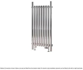 Eastbrook Lambourne horizontale radiator 55x120cm 549W chroom