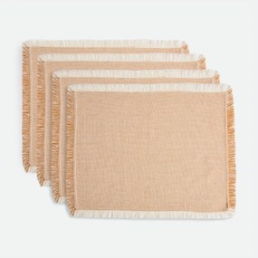Placemats in geweven-geverfd katoen, Navao