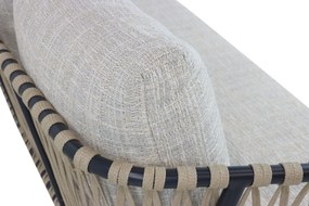 Stoel en Bank Loungeset 5 personen Aluminium/rope Grijs  Lifestyle Garden Furniture Feraro