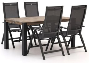 Hartman Troy/ROUGH-S 160cm dining tuinset 5-delig verstelbaar