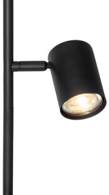 Moderne vloerlamp zwart 3-lichts - Jeana Modern GU10 Binnenverlichting Lamp