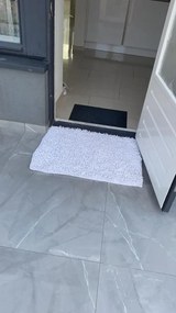 Hoogglans Vloertegel 80x80 Cm Arma Licht Grijs Marmerlook NR70
