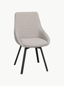 Draaibare gestoffeerde stoelen Alison, 2 stuks