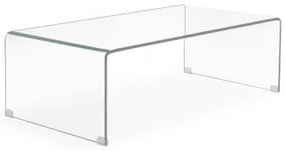 Transparant Glazen Salontafel (110x55 Cm) Crhis Transparant - Sklum