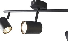 Smart spots zwart kantelbaar incl. WiFi GU10 - Jeana 3