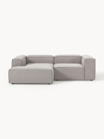 Modulaire hoekbank Lennon (3-zits) van bouclé