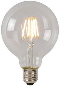 Lucide Bulb dimbare LED lamp 2700K E27 7W 8cm transparant