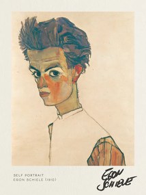 Kunstreproductie Self Portrait - Egon Schiele