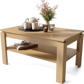 ASTI-R eiken Oasis - moderne salontafel met uitschuifbaar blad