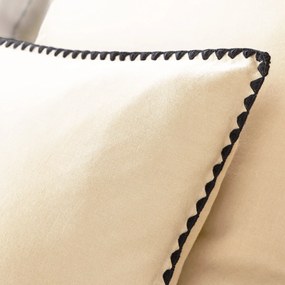 Kussensloop in gewassen katoen, Merida