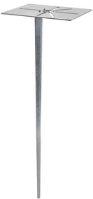 Buitenlamp roestbruin met grondpin en kabelmof 65cm IP44 - Baleno Industriele / Industrie / Industrial, Modern GU10 IP44 Buitenverlichting