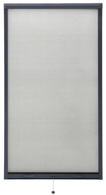 vidaXL Raamhor oprolbaar 90x170 cm antracietkleurig