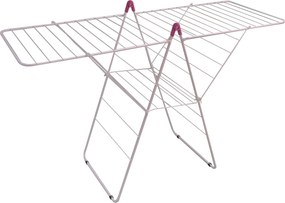 Practo Home charlotte wit/fuchsia - Droogrek T-model - 60x160x102,5cm