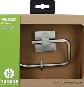 Haceka Mezzo toiletrolhouder RVS-look